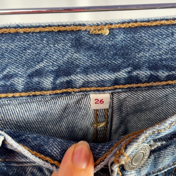 Levis White Oak Cone Denim High Rise Jeans in Blue Size‎ 26 - Picture 7 of 13